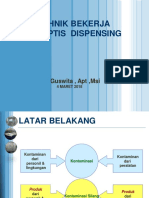 Tehnik Bekerja Aseptis Dispensing Dra. Guswita Apt., M.si