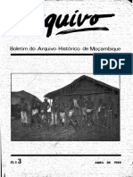 Boletim Do Arquivo Histórico de Moçambique Nº3 - Abril de 1988