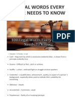 100 Legal Words Every Lawyer Needs to Know – My Blog