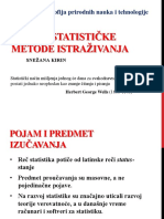 Uvod Statisticke Metode Istrazivanja PDF