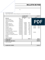 Bulletin de Paie Excel 2018