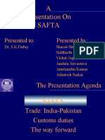 A Presentation On Safta: Presented To: Presented by