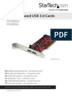 PCI Superspeed USB 3.0 Cards: Pciusb3S22 Pciusb3S4