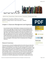 Classroom Management and Organization PDF