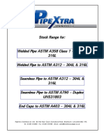 PipeXtra Size Charts