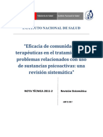 Nota Técnica-2_Eficacia de Comunidades Terapéuticas en El Tratamiento Sustancias Psicoactivas Una Revisión Sistemática