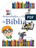 Actividades para Conocer La Biblia