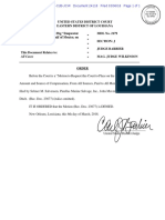 Plaintiffs' Motion Requesting Transparency and Accountability is Denied by BP Oil Well Blowout Multidistrict Litigation Court