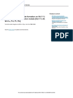 DFT Study of The Formate Formation On Ni (111) Surface Doped by Transition Metals (Ni (111) - M M Cu, PD, PT, RH)