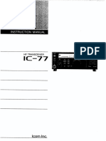 Icom IC-77 Instruction Manual
