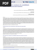 Etica Profissional e Estudantes de Contabilidade - Analise Das Variaveis Intervenientes