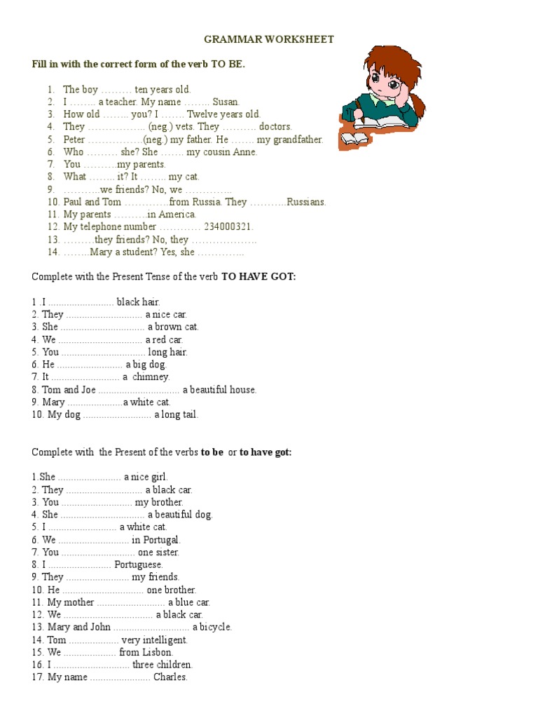 Verb To Be Have Got There To Be Grammar Syntactic Relationships