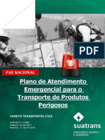 Plano de Atendimento A Emergência - Transporte de Produtos Perigosos PDF