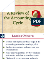 A Review of The Accounting Cycle