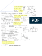 Stat Mech Midterm 1 Equation Sheet