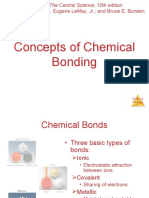 Concepts of Chemical Bonding: Theodore L. Brown H. Eugene Lemay, Jr. and Bruce E. Bursten