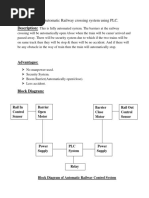 Automatic Railway System Using PLC