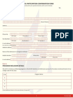 1-B - School Participation Confirmation Form