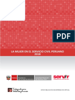 Informe La Mujer en El Servicio Civil Peruano 2018