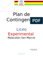 Plan de Contingencia Liceo Malacatan