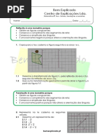 1 - Vetores, Translações e Isometrias - Teste Diagóstico (1)