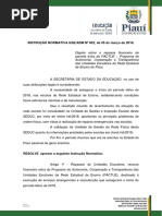 INSTRUÇÃO NORMATIVA PACTUE