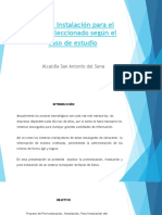 Plan de Instalación para El SMBD Seleccionado Según