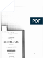 DAVY, Georges, Éléments de Sociologie. I. – Sociologie Politique, 1950