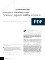 Transversely Posttensioned, Pretopped Box-slab System for Precast Concrete Parking Structures