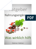 Ratgeber Nahrungsergänzung