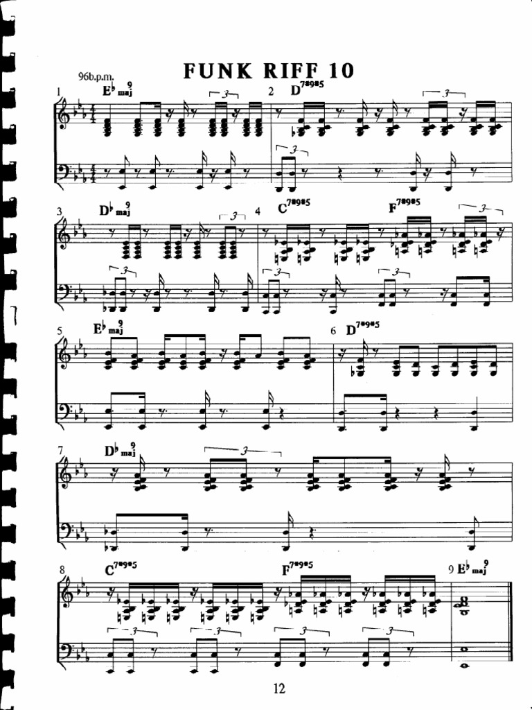 Funk Riff 10 | PDF