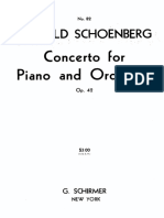 Schoenberg - Piano Concerto Op.42 (Full Score)