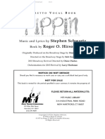 Pippin - Revival 2013 MTI Libretto Vocal Book PDF