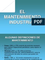 1.1 y 3.1el Mantenimiento Industrial