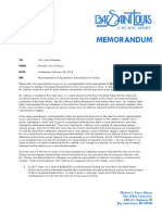 Memorandum (School Board Appointment)