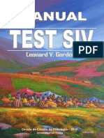 Manual Del Test Siv Circulo de Estudio d