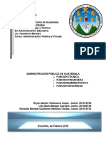 Funciones de La Administración Pública