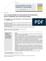 2010 Curva de aprendizaje de la discectomía microendoscópica para el tratamiento de la hernia discal lumbar.pdf