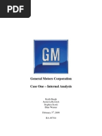 Executive Decision Making At General Motors General Motors Strategic Management