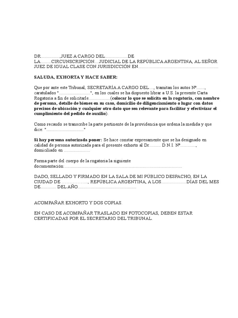 Carta Rogatoria