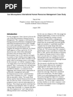 Download Sun Microsystems International Human Resource Management Case Study by Patrick Petit SN37324617 doc pdf