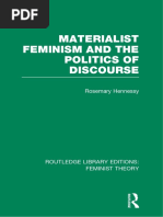 MATERIALIST Feminism and Politiques of Discourse