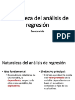 Naturaleza Del Análisis de Regresión