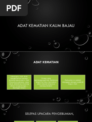 Adat Kematian Kaum Bajau Pdf