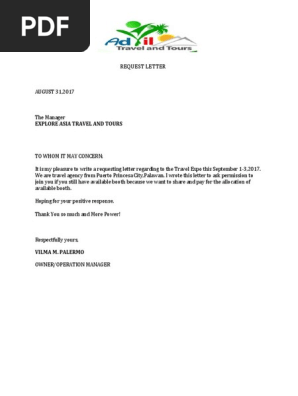 Request Letter