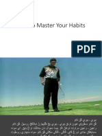 How To Master Your Habits