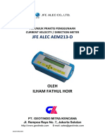Petunjuk Penggunaan Current Meter Jfe Alec/advantech Aem213d