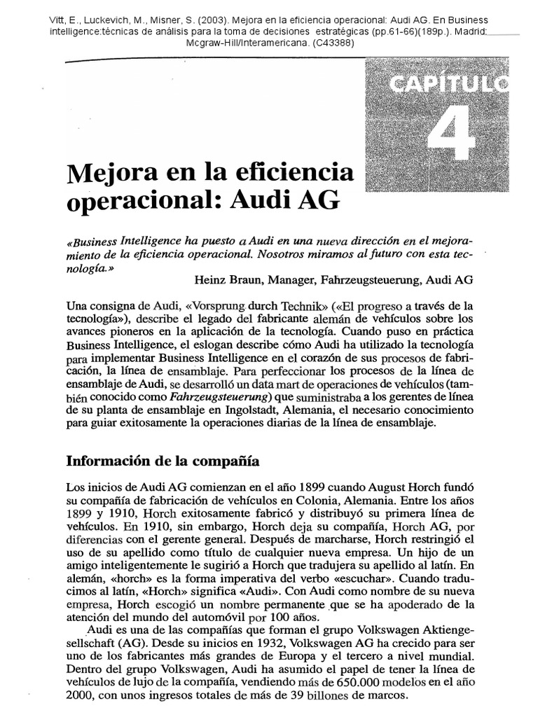 Audi Caso Audi Bases De Datos