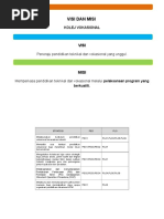 Visi Misi, Hasil Pembelajaran Dka