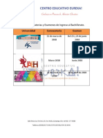 Calendario Bachillerato 2018